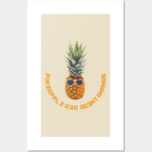 Pineapple aka Ananas Posters and Art